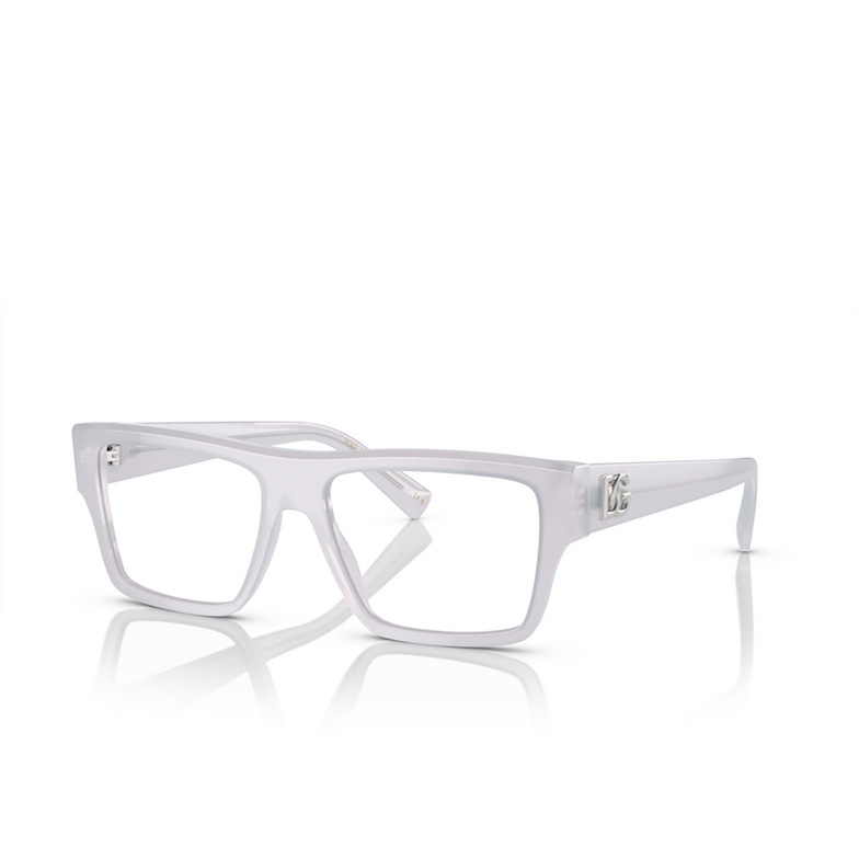 Dolce & Gabbana DG3382 Eyeglasses 3420 opal crystal - 2/4