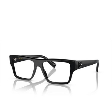 Dolce & Gabbana DG3382 Eyeglasses 501 black - three-quarters view
