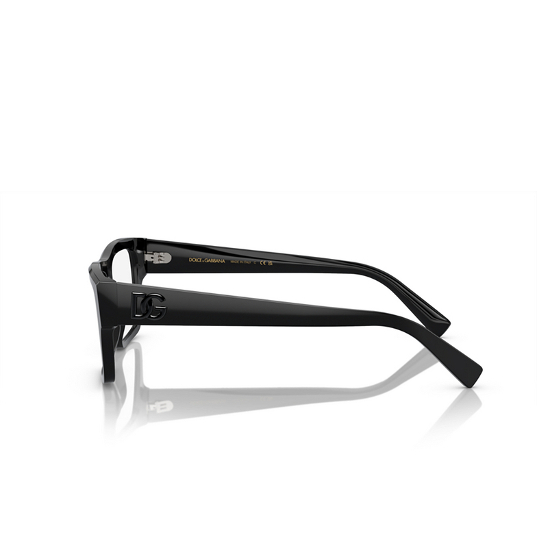 Dolce & Gabbana DG3382 Eyeglasses 501 black - 3/4
