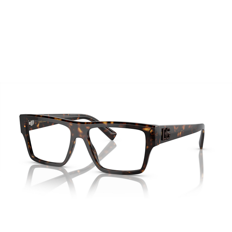 Dolce & Gabbana DG3382 Eyeglasses 502 havana - 2/4