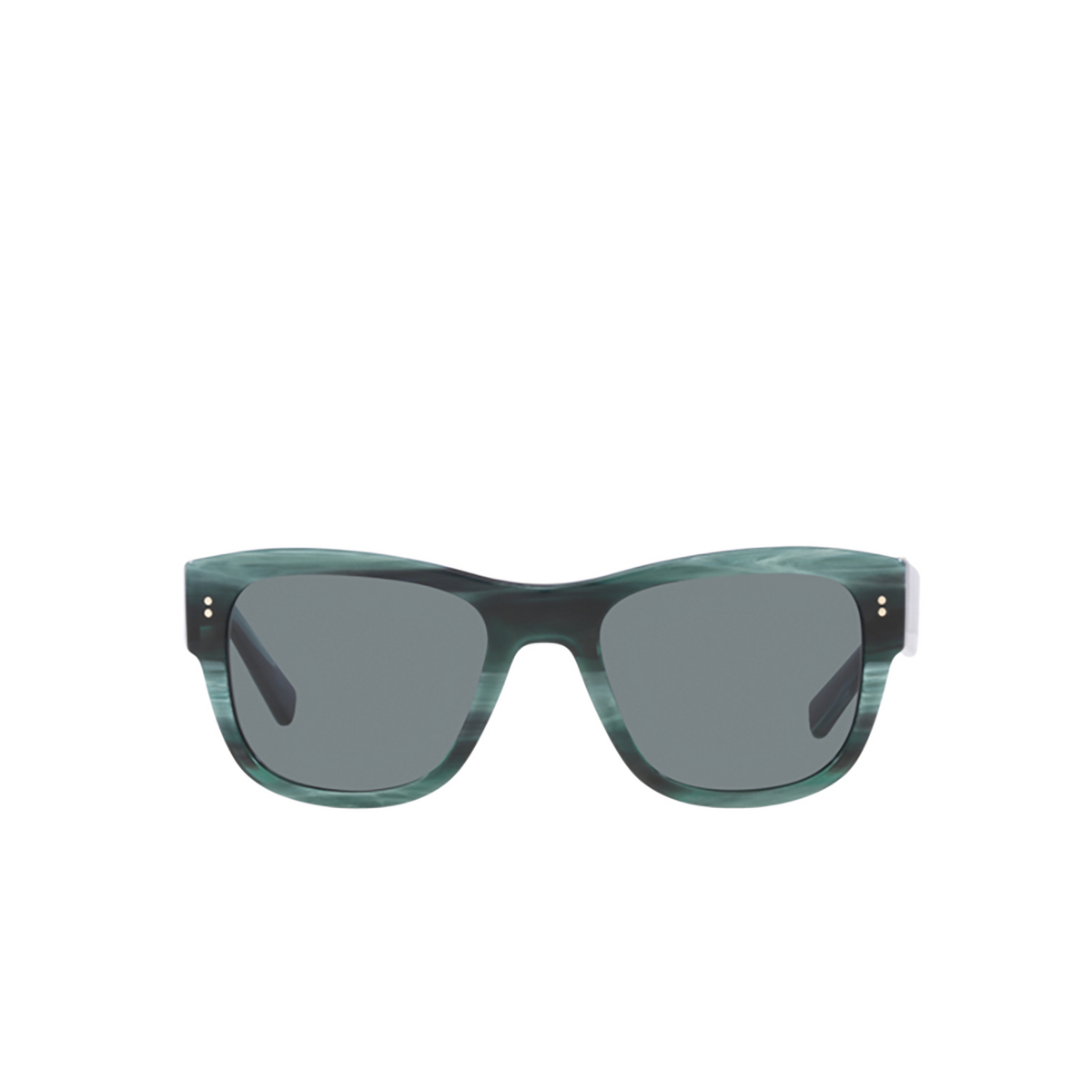 Dolce & Gabbana DG4338 Sunglasses 339180 Blue horn - front view