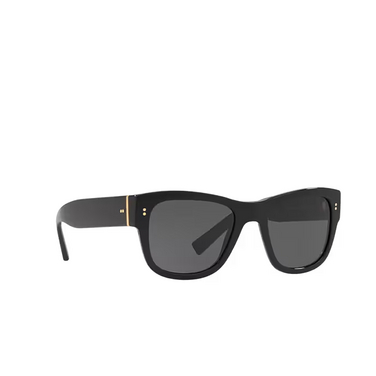 Gafas de sol Dolce & Gabbana DG4338 501/87 black - Vista tres cuartos