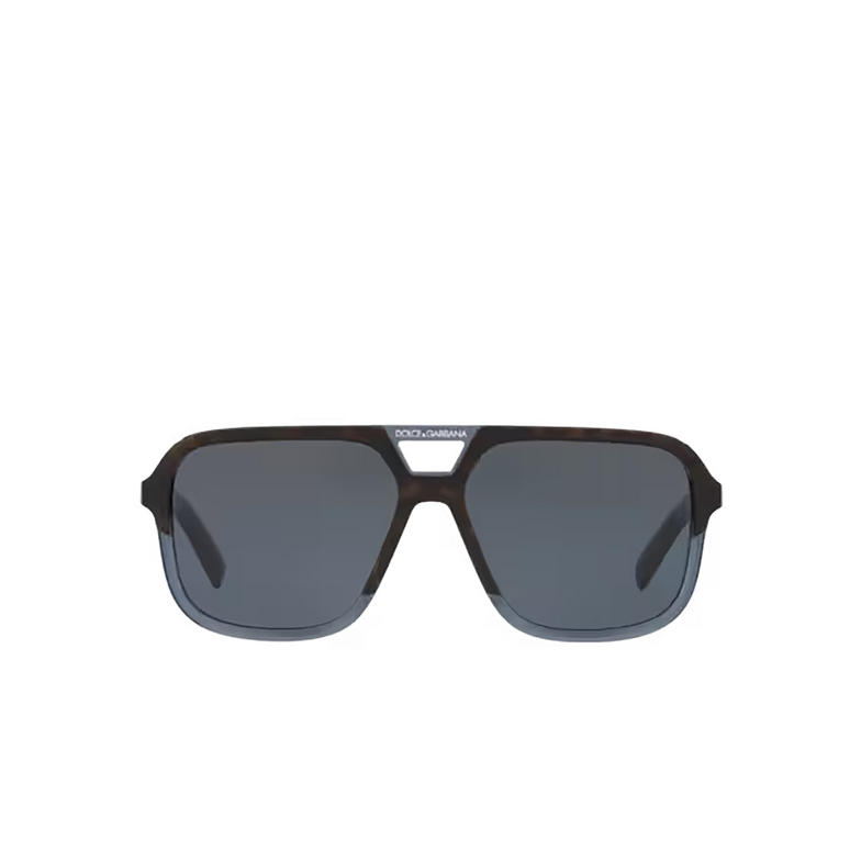 Dolce & Gabbana DG4354 Sunglasses 320980 havana transparent blue - 1/4