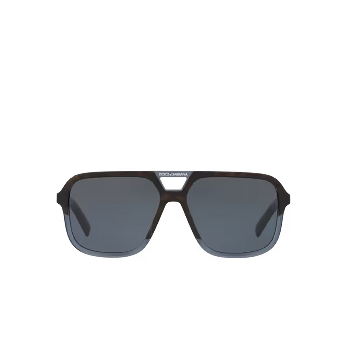 Dolce & Gabbana DG4354 Sunglasses 320980 Havana transparent blue - front view
