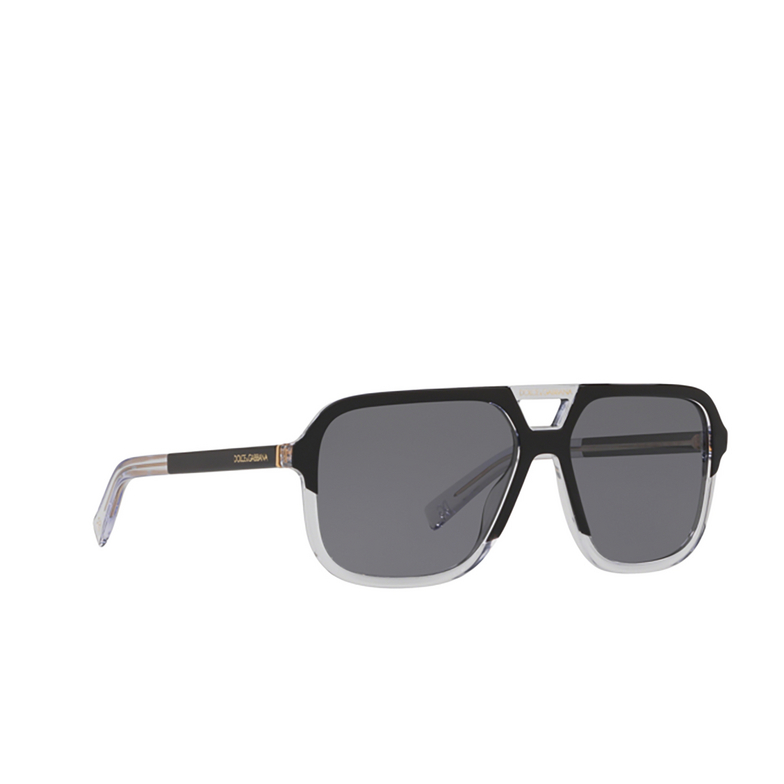 Gafas de sol Dolce & Gabbana DG4354 501/81 top black on crystal - 2/4