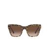 Dolce & Gabbana DG4384 Sunglasses 316313 leo brown on black - product thumbnail 1/4