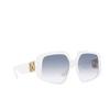 Occhiali da sole Dolce & Gabbana DG4386 331219 white - anteprima prodotto 2/4