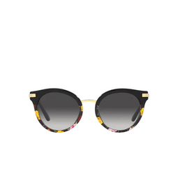 Dolce & Gabbana DG4394 34008G Black On Winter Flowers Print 34008G Black On Winter Flowers Print