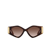 Dolce & Gabbana DG4396 Sunglasses 321713 havana on white barrow - product thumbnail 1/4