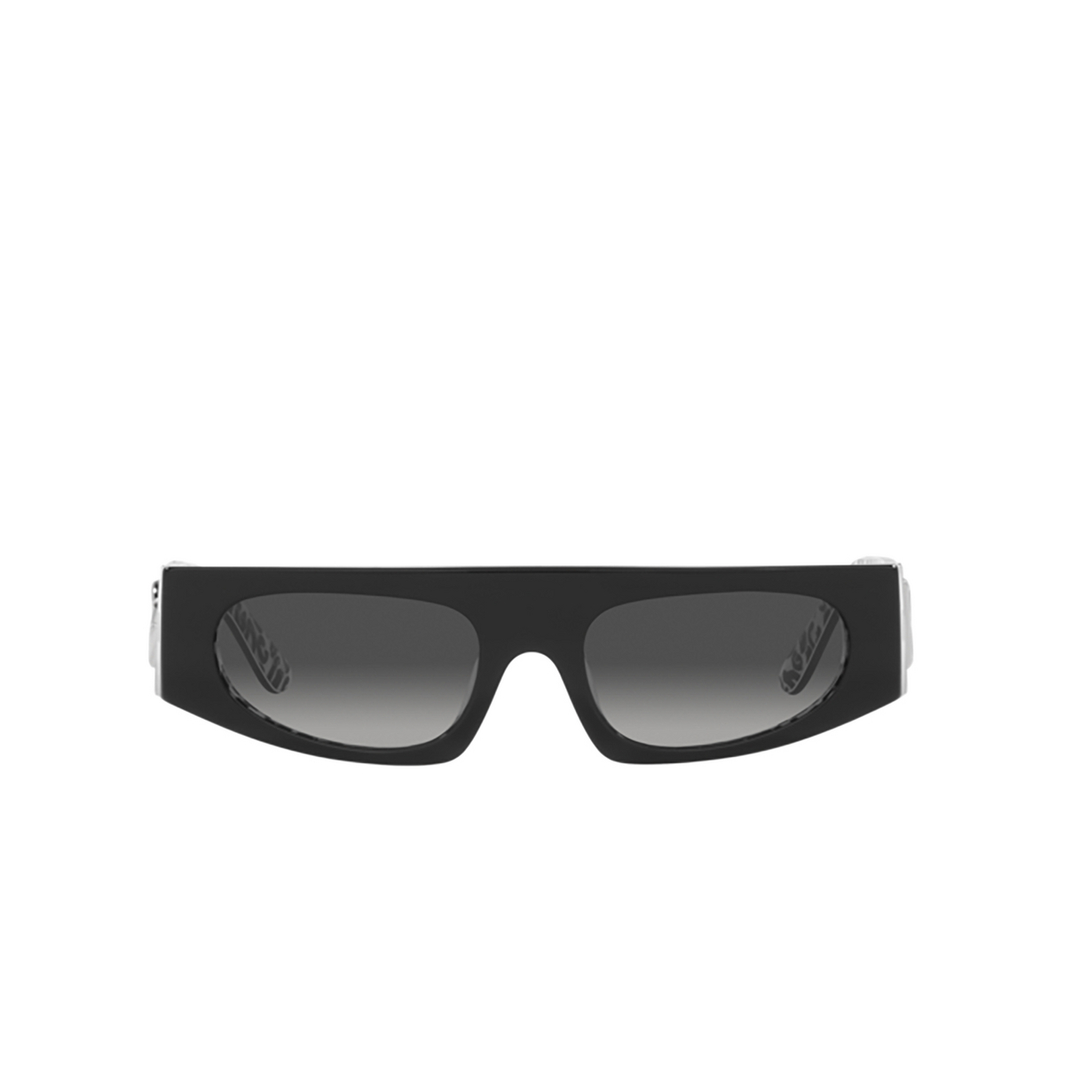 Dolce & Gabbana DG4411 Sunglasses 33898G Black On New Graffiti - front view