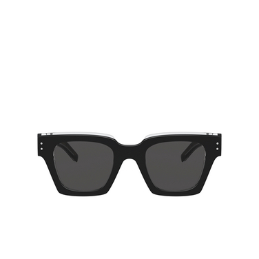 Occhiali da sole Dolce & Gabbana DG4413 675/R5 black/crystal - frontale