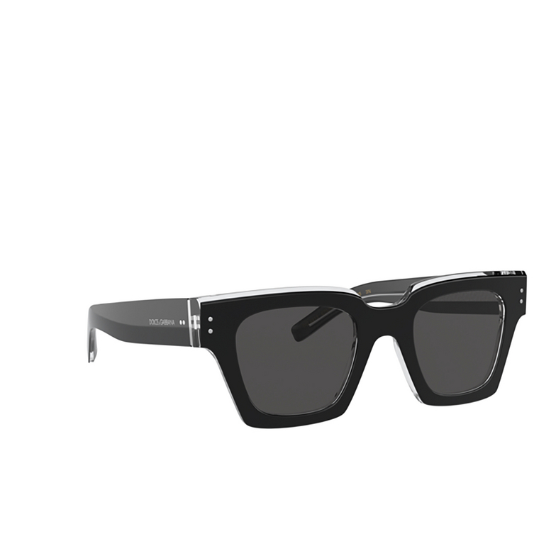 Dolce & Gabbana DG4413 Sunglasses 675/R5 black/crystal - 2/4