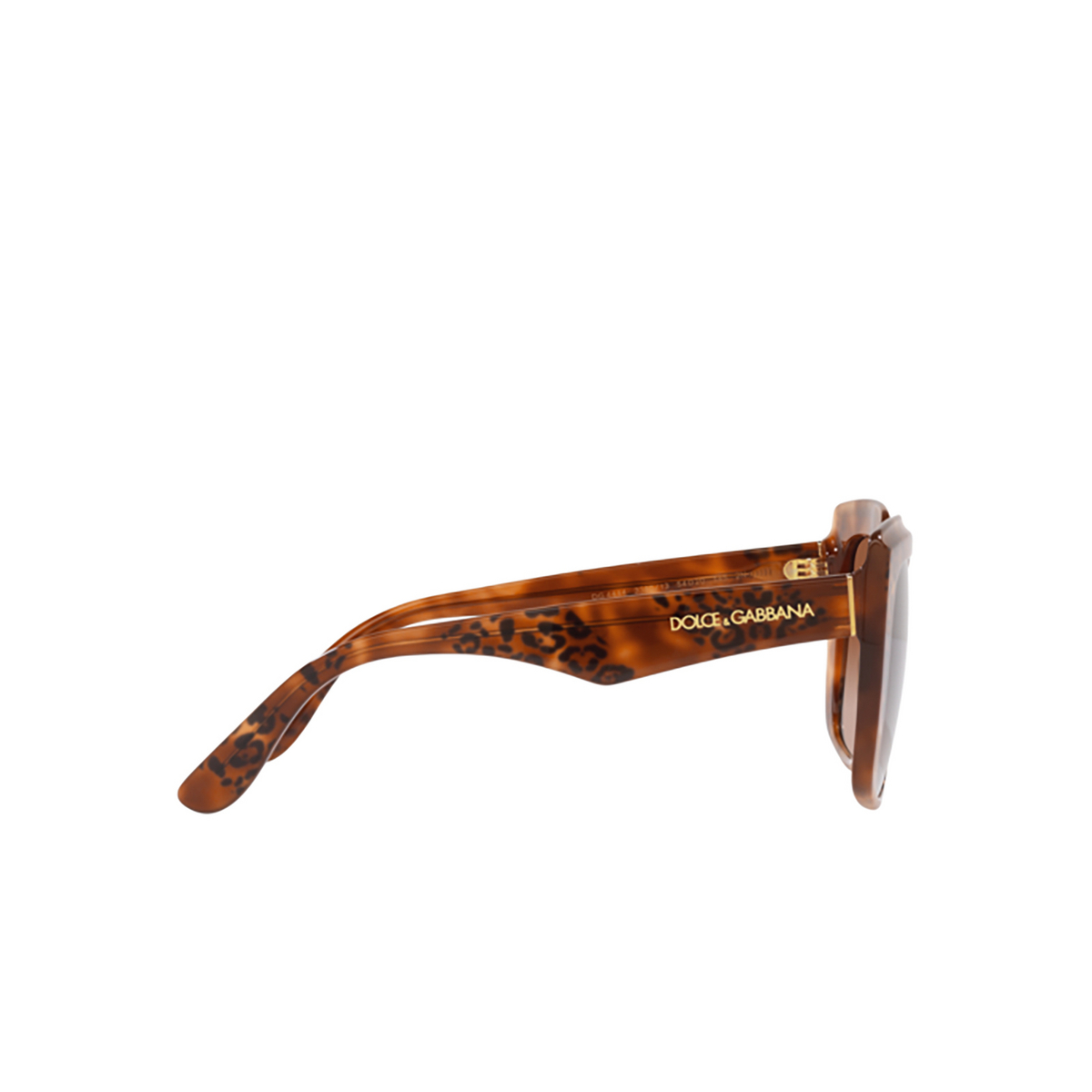 Occhiali da sole Dolce & Gabbana DG4414 338013 Havana - anteprima prodotto 3/4