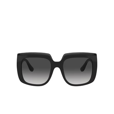 Lunettes de soleil Dolce & Gabbana DG4414 501/8G black on transparent black - Vue de face