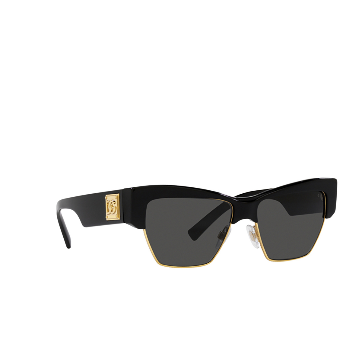 Dolce & Gabbana DG4415 Sunglasses 501/87 Black - three-quarters view