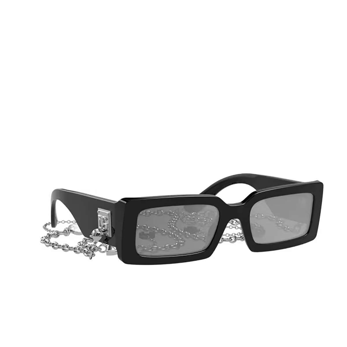 Dolce & Gabbana DG4416 Sunglasses 501/6G Black - three-quarters view