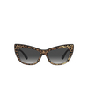 Dolce & Gabbana DG4417 Sonnenbrillen 31638G leo brown / black - Produkt-Miniaturansicht 1/4