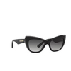 Occhiali da sole Dolce & Gabbana DG4417 32468G black / transparent grey - anteprima prodotto 2/4