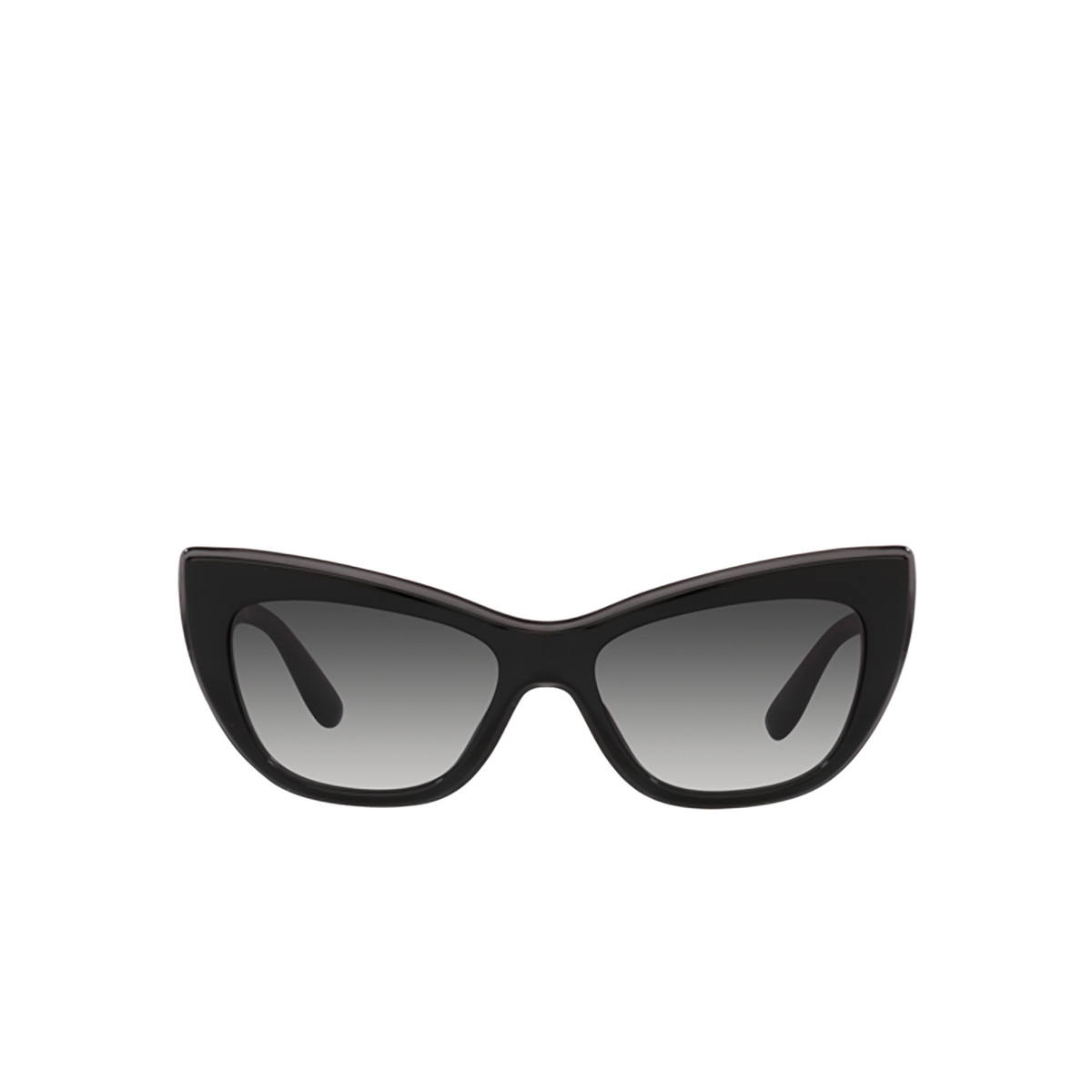 Dolce & Gabbana DG4417 Sunglasses 32468G Black / Transparent Grey - front view