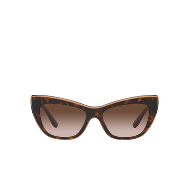 Dolce & Gabbana DG4417 Sunglasses 325613 havana / transparent brown - front view