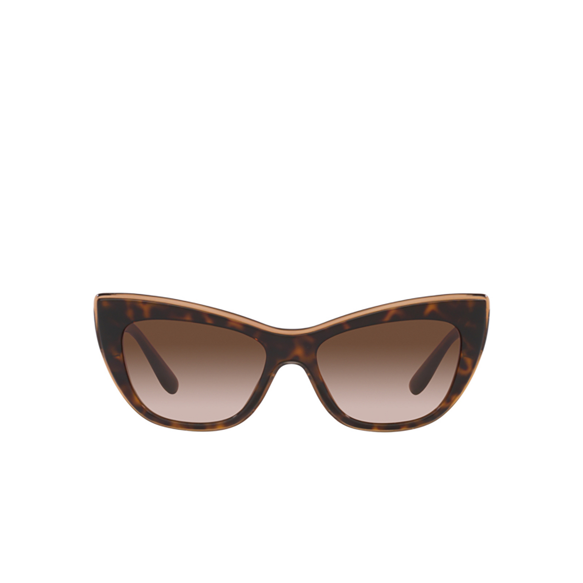 Dolce & Gabbana DG4417 Sunglasses 325613 Havana / Transparent Brown - front view