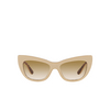 Occhiali da sole Dolce & Gabbana DG4417 338113 white leo - anteprima prodotto 1/4