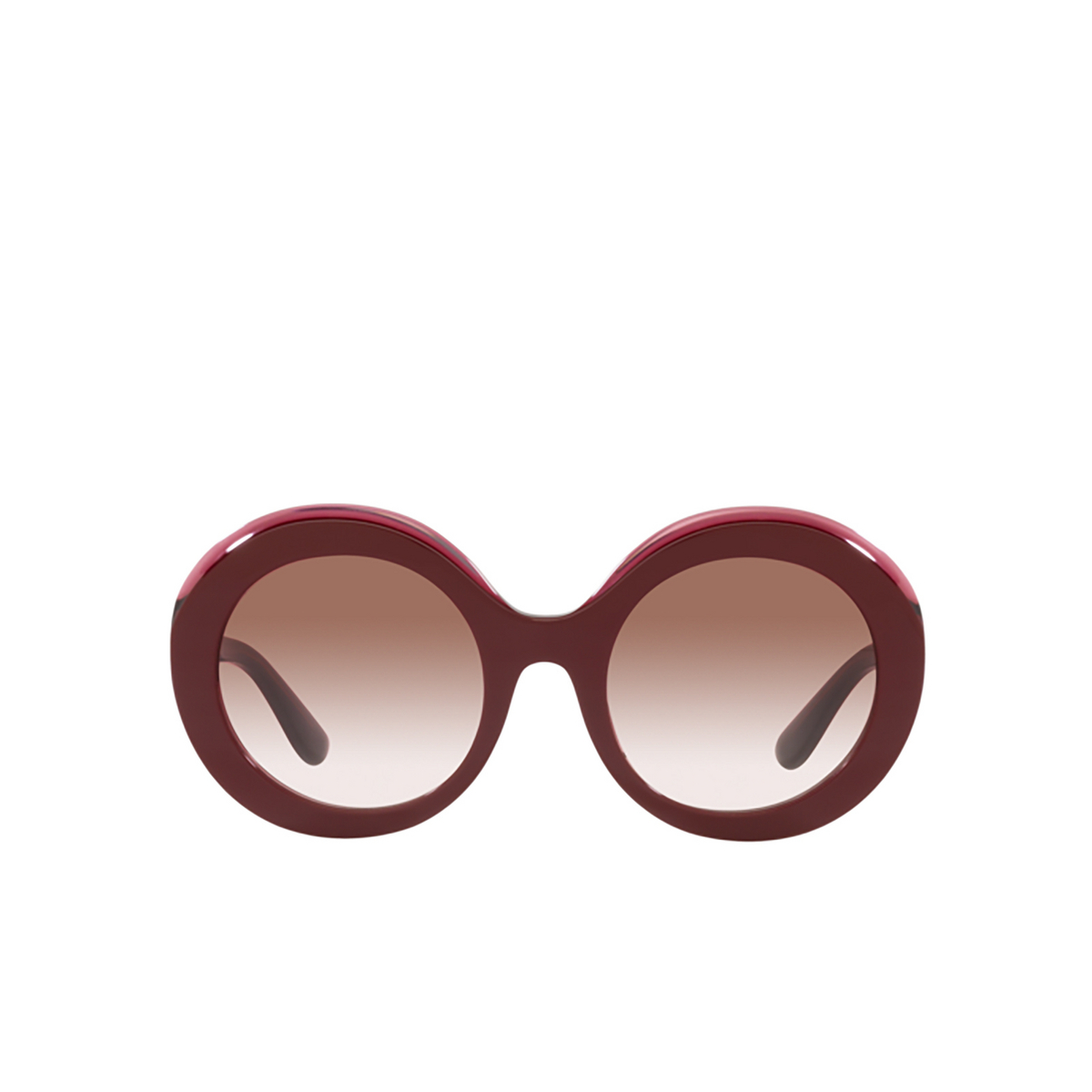 Dolce & Gabbana DG4418 Sunglasses 32478D Bordeaux / Transparent Bordeaux - front view