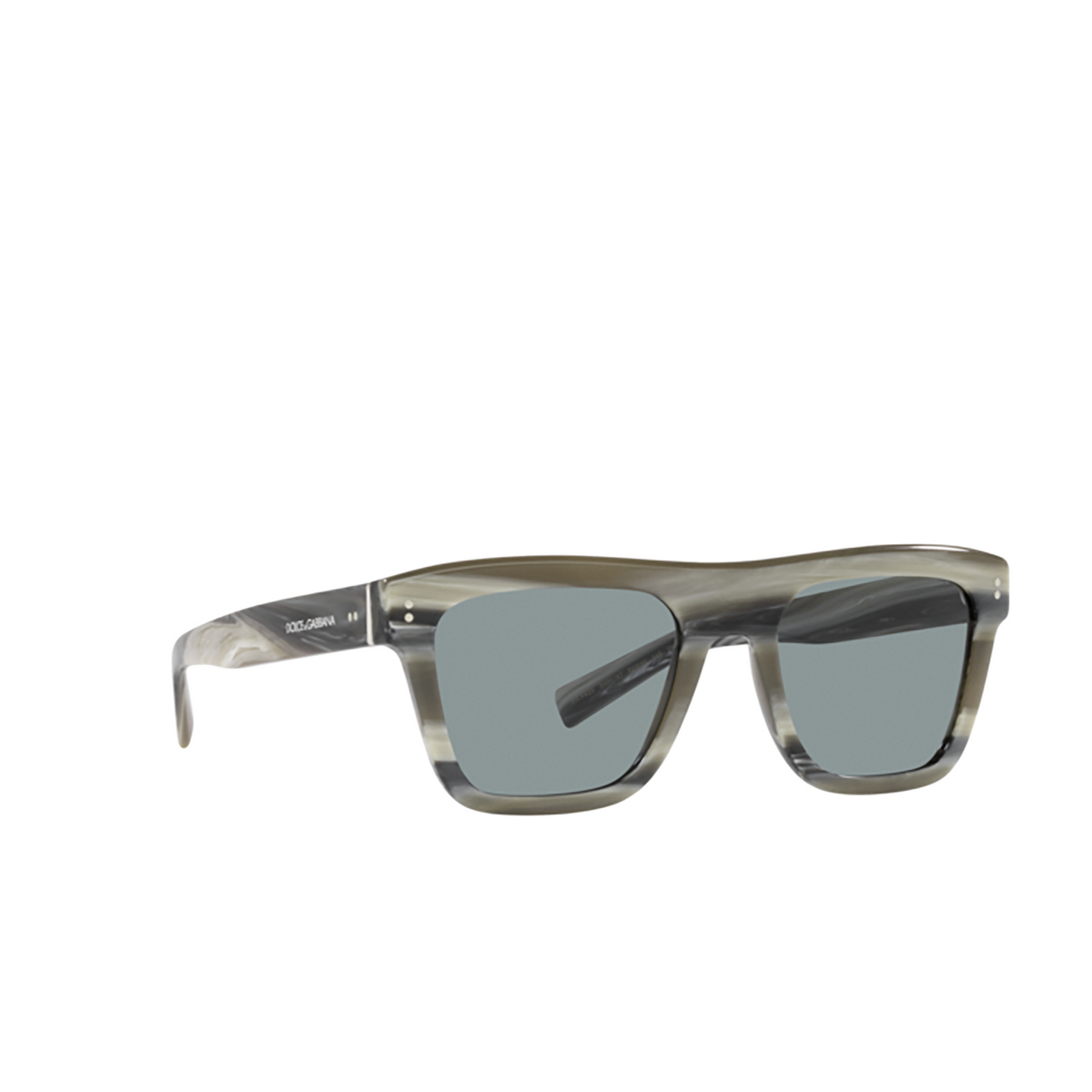 Dolce & Gabbana DG4420 Sunglasses 339087 Grey Horn - three-quarters view