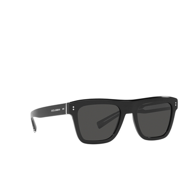 Dolce & Gabbana DG4420 Sunglasses 501/87 black - three-quarters view