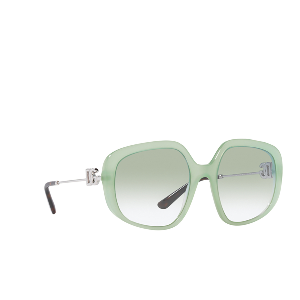 Dolce & Gabbana DG4421 Sunglasses 33458E Opal Mint - three-quarters view