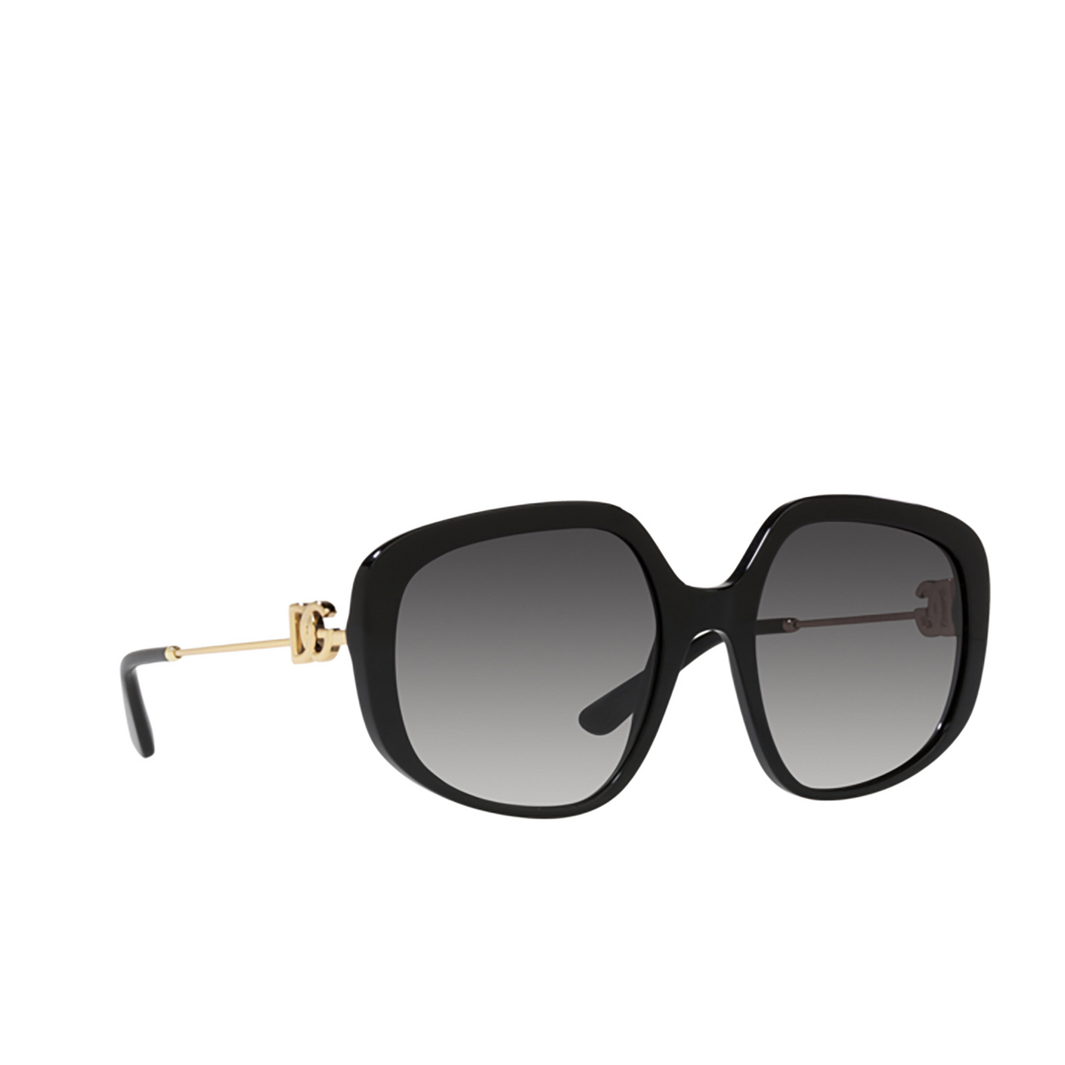 Dolce & Gabbana DG4421 Sunglasses 501/8G Black - three-quarters view
