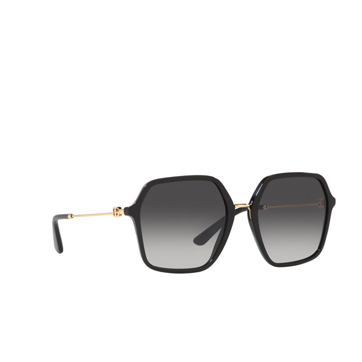 Dolce & Gabbana DG4422 Sunglasses 501/8G Black - three-quarters view