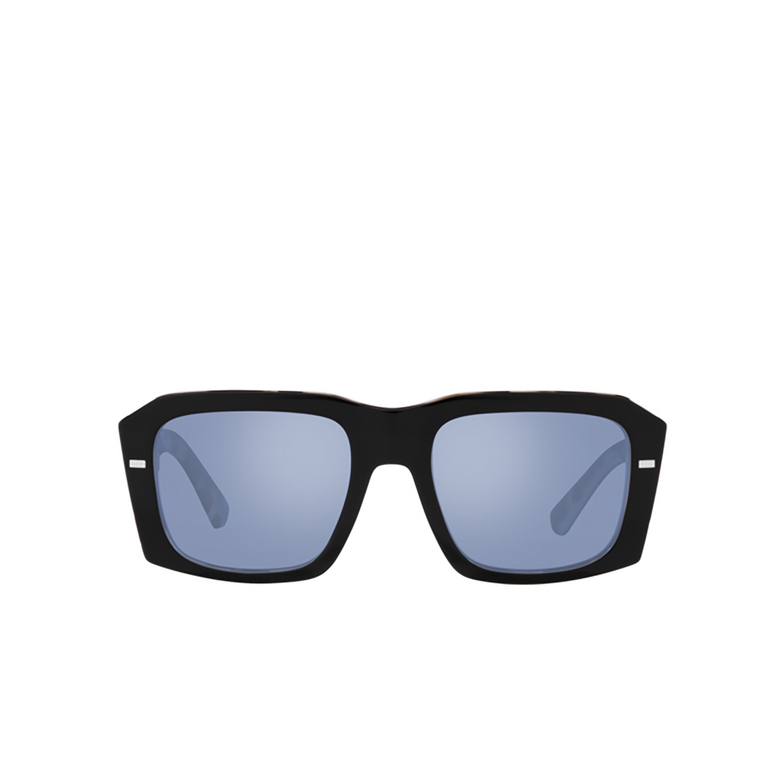 Dolce & Gabbana DG4430 Sunglasses 34031U black on grey havana - 1/4