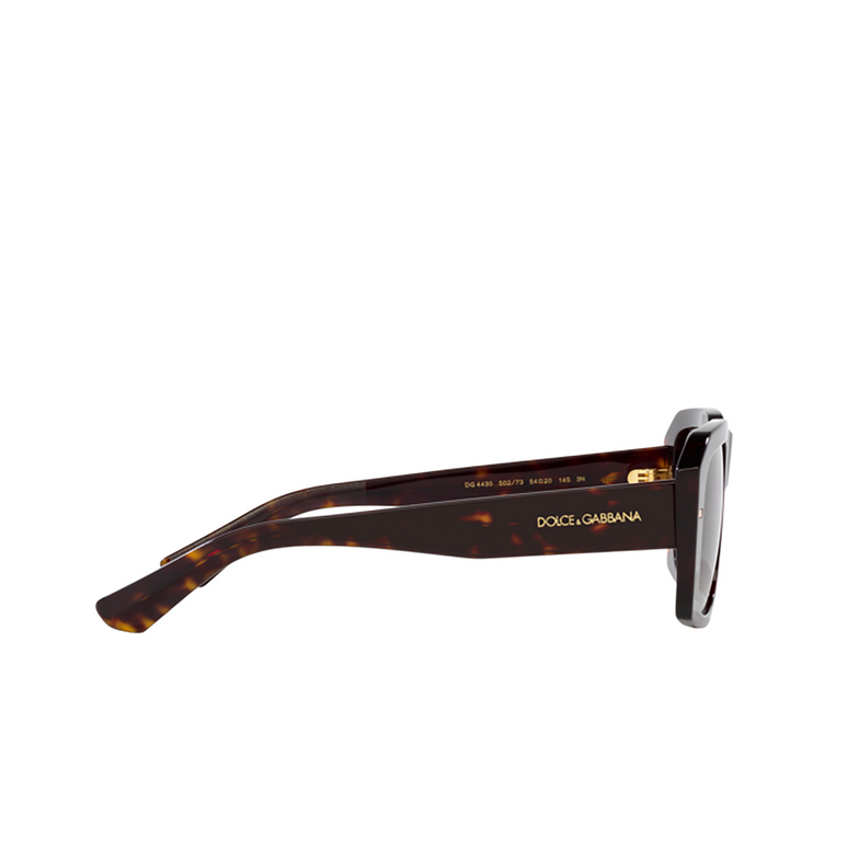 Dolce & Gabbana DG4430 Sunglasses 502/73 havana - 3/4