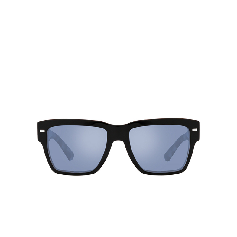 Gafas de sol Dolce & Gabbana DG4431 34031U black on grey havana - 1/4