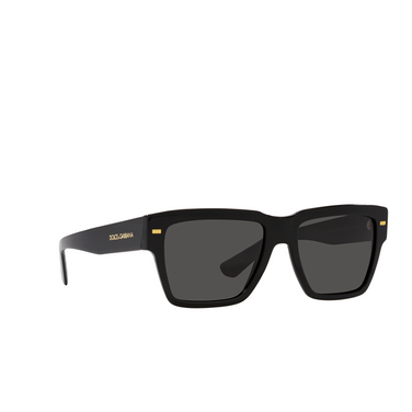 Gafas de sol Dolce & Gabbana DG4431 501/87 black - Vista tres cuartos