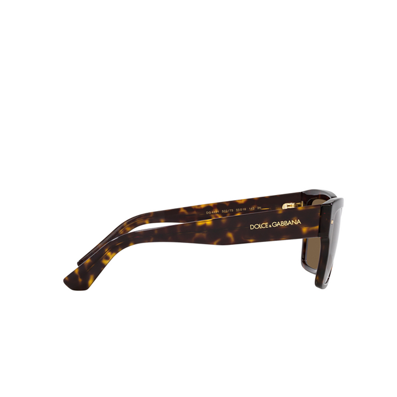 Gafas de sol Dolce & Gabbana DG4431 502/73 havana - 3/4