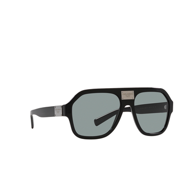 Dolce & Gabbana DG4433 Sunglasses 282087 brushed black - three-quarters view