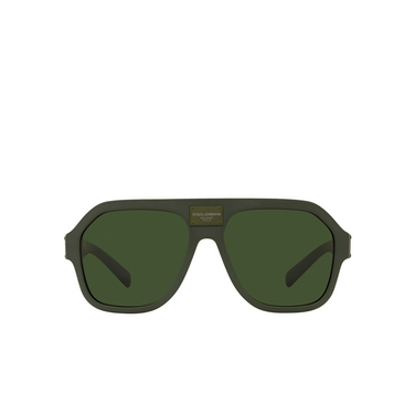Gafas de sol Dolce & Gabbana DG4433 329771 matte dark green - Vista delantera