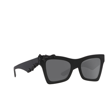 Dolce & Gabbana DG4434 Sunglasses 25256G matte black - three-quarters view