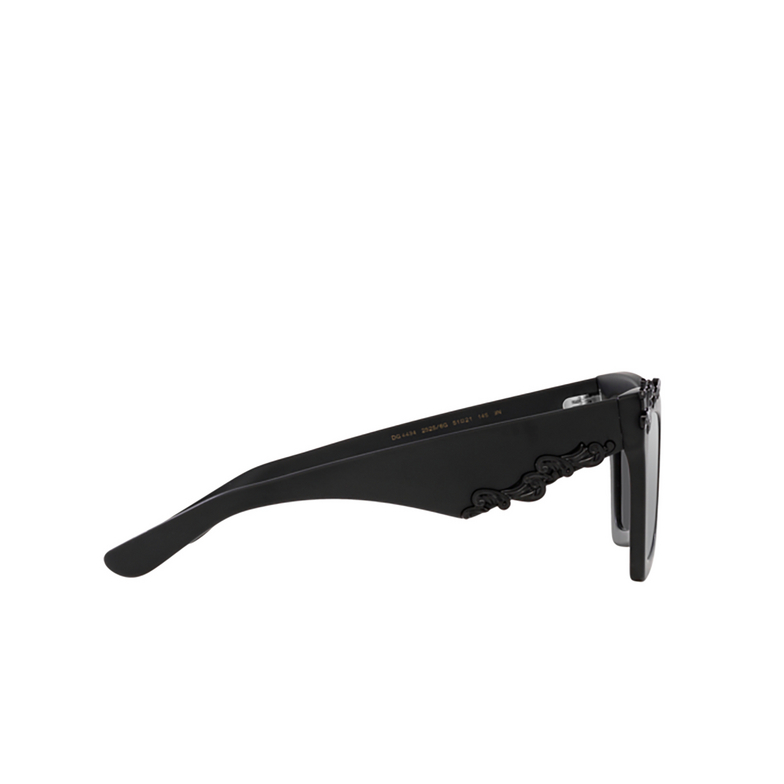 Dolce & Gabbana DG4434 Sunglasses 25256G matte black - 3/4