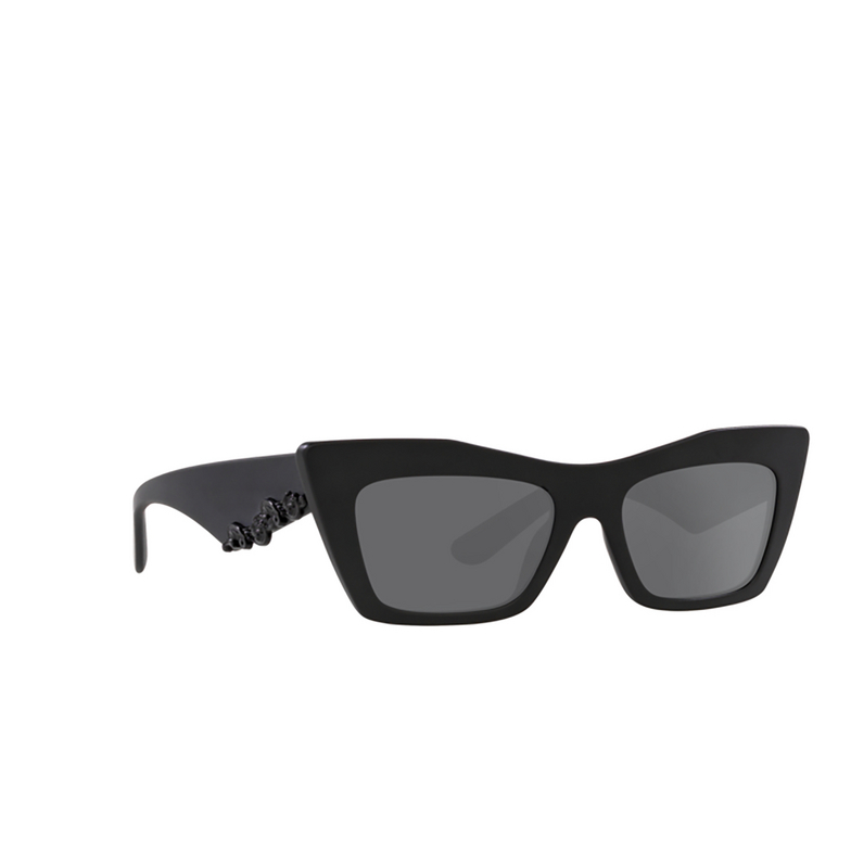 Occhiali da sole Dolce & Gabbana DG4435 25256G matte black - 2/4