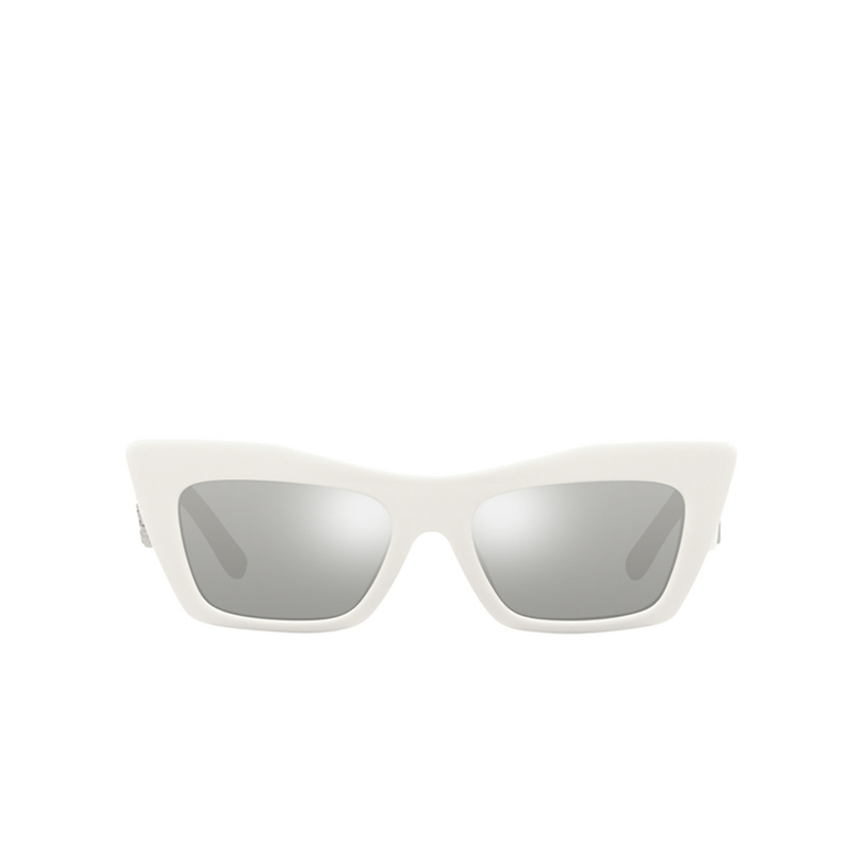 Lunettes de soleil Dolce & Gabbana DG4435 33128V white - 1/4