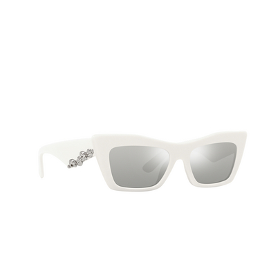 Occhiali da sole Dolce & Gabbana DG4435 33128V white - tre quarti