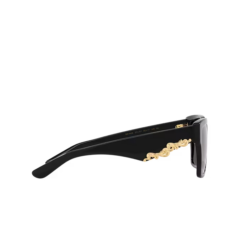 Dolce & Gabbana DG4436 Sunglasses 501/87 black - 3/4