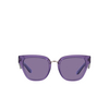 Lunettes de soleil Dolce & Gabbana DG4437 34071A fleur purple - Vignette du produit 1/4