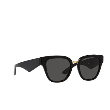 Dolce & Gabbana DG4437 Sunglasses 501/87 black - three-quarters view