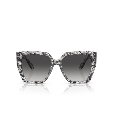 Occhiali da sole Dolce & Gabbana DG4438 32878G black lace - frontale