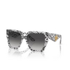 Lunettes de soleil Dolce & Gabbana DG4438 32878G black lace - Vignette du produit 2/4
