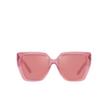 Lunettes de soleil Dolce & Gabbana DG4438 3405A4 fleur pink - Vignette du produit 1/4